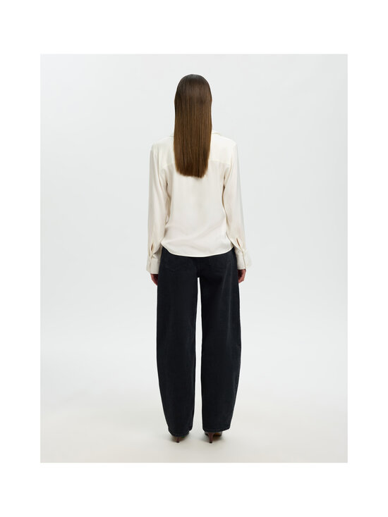 Selected - SlwJonna Open Collar kreklblūze - EGRET | Stockmann - photo 2