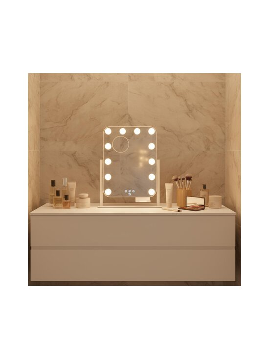 EC By Wilfa - Shine Hollywood Style Vanity Mirror -meikkipeili - WHITE | Stockmann - photo 2