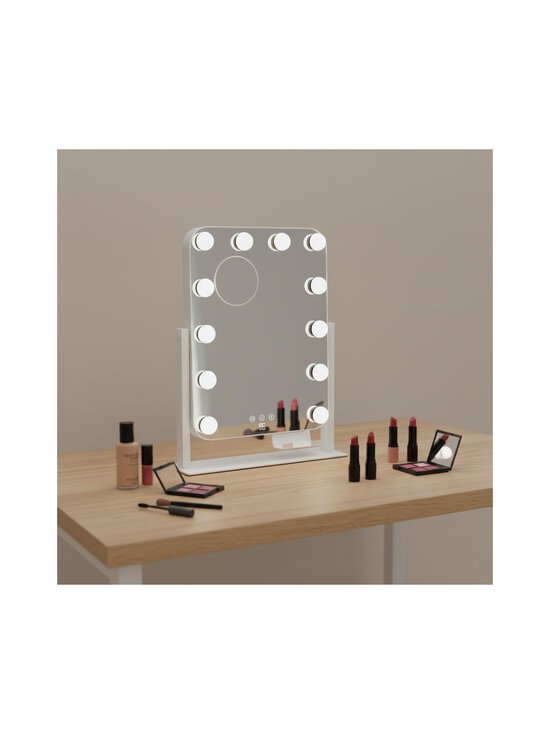 EC By Wilfa - Shine Hollywood Style Vanity Mirror -meikkipeili - WHITE | Stockmann - photo 4