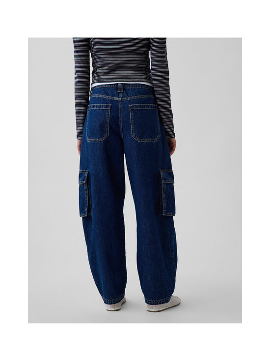 GAP - High Rise Barrel Cargo Med Wings džinsi - MEDIUM WASH | Stockmann - photo 4