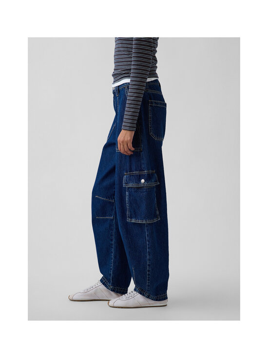GAP - High Rise Barrel Cargo Med Wings džinsi - MEDIUM WASH | Stockmann - photo 5