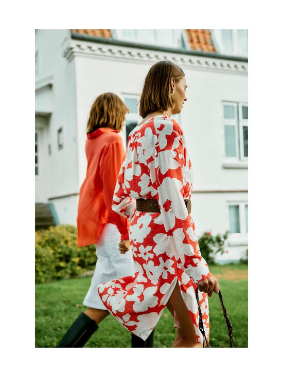 Freequent - Maline Printed kleita - BRILLIANT WHITE, HOT CORAL - photo 4 Freequent - Maline Printed kleita - BRILLIANT WHITE, HOT CORAL | Stockmann - photo 4
