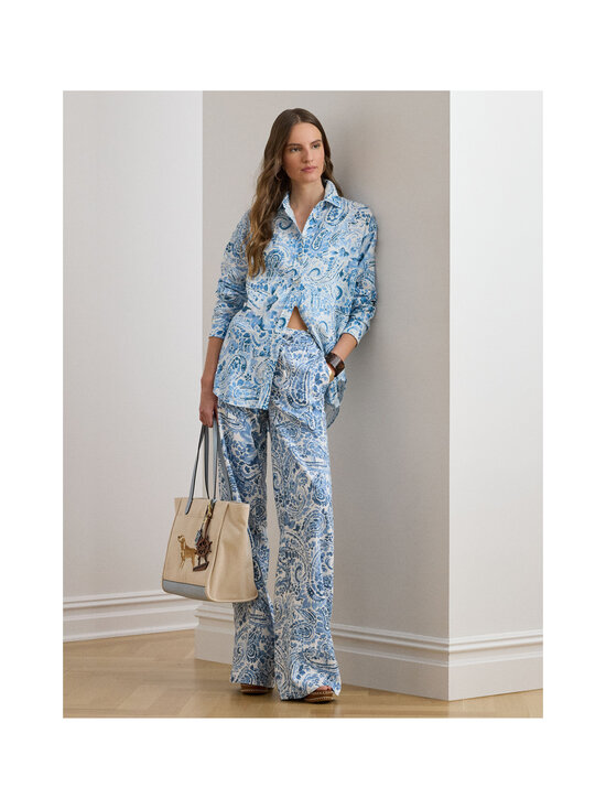 Lauren Ralph Lauren - Sport lina kreklblūze - WHITE/BLUE | Stockmann - photo 4