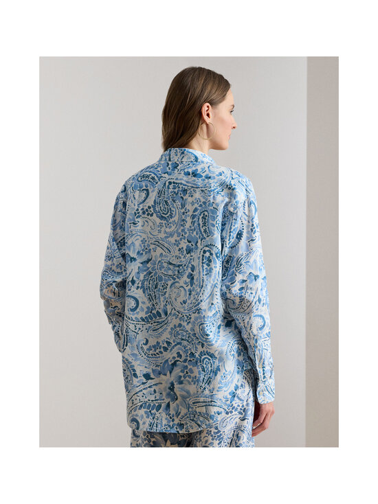 Lauren Ralph Lauren - Sport lina kreklblūze - WHITE/BLUE | Stockmann - photo 5