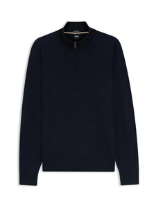 BOSS - Ebenji Half-Zip -neule - DARK BLUE | Stockmann