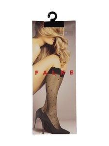 Falke - Knee-high dots 15 den socks - 3009BLACK | Stockmann