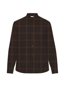Knowledge Cotton Apparel - Merino Wool Checked -merinokauluspaita - 7026 BROWN CHECK Knowledge Cotton Apparel - Merino Wool Checked -merinokauluspaita - 7026 BROWN CHECK | Stockmann