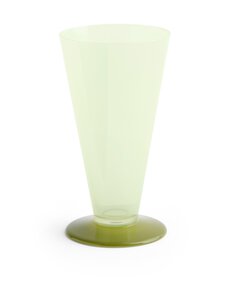 HAY - Vaas Conical Small 18 cm - LIGHT GREEN AND DARK LIME | Stockmann