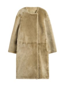 TOTEME - Kaulukseton lampaanturkistakki - RYE | Stockmann