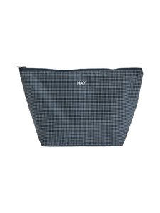HAY - Tualetikott Grid Pouch Medium - DARK BLUE | Stockmann