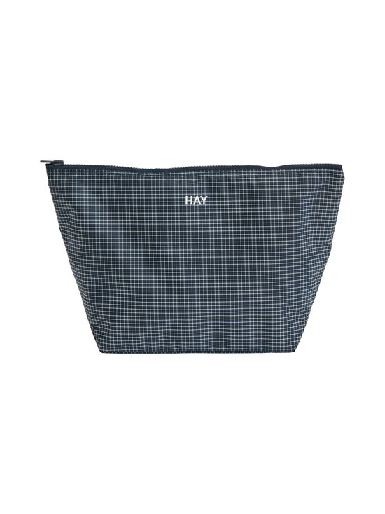 HAY - Tualetikott Grid Pouch Medium - DARK BLUE | Stockmann - photo 1