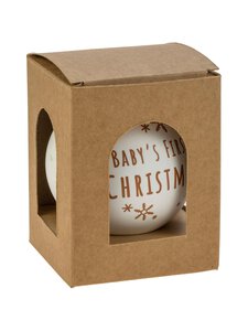 Weiste - Baby's 1st Christmas -joulukoristepallo - WHITE Weiste - Baby's 1st Christmas -joulukoristepallo - WHITE | Stockmann