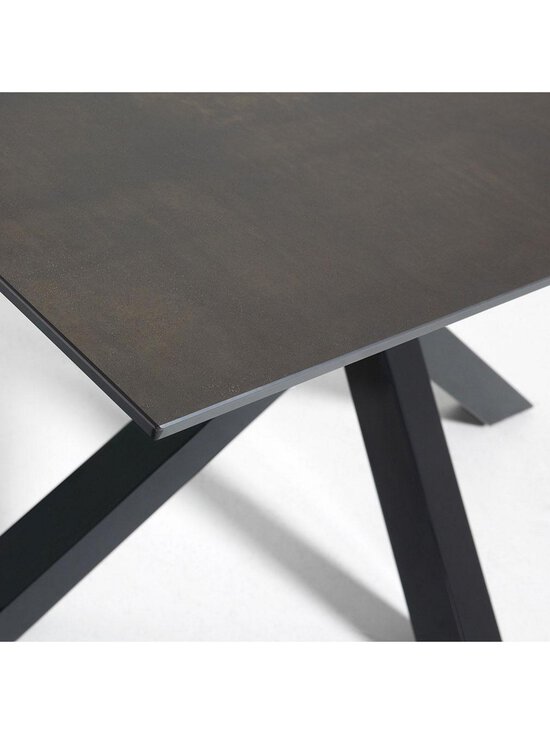 Kave Home - Argo-ruokapöytä - MUSTA,HARMAA | Stockmann - photo 3