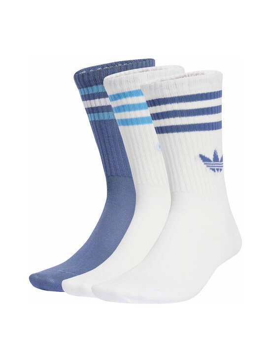 adidas Originals - 3 Stripes Crew zeķes 3 pāru komplekts - KR5153 CREBLU/WHITE/WHITE | Stockmann - photo 1