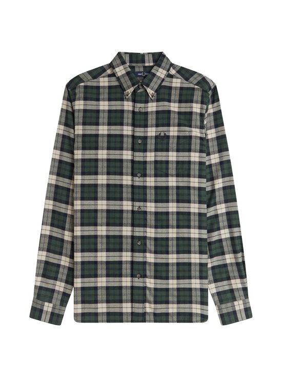 Fred Perry - Brushed Twill Tartan -ruutupaita - X89 COURT GREEN | Stockmann - photo 1