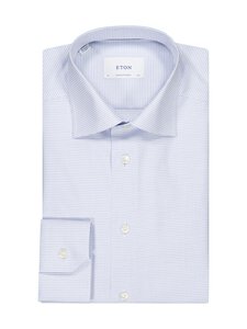 Eton - Eton Check Signature Twill Contemporary Fit krekls ar apkakli - 22 LIGHT BLUE | Stockmann