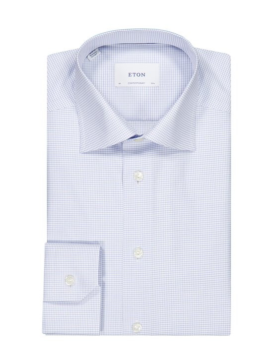 Eton - Eton Check Signature Twill Contemporary Fit krekls ar apkakli - 22 LIGHT BLUE | Stockmann - photo 1
