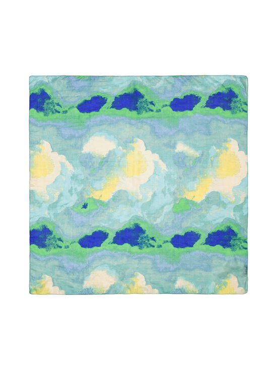 A+more - Jeri zīda lakats 100 x 100 cm - BLUE/GREEN COMBINATION | Stockmann - photo 2