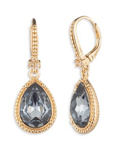 Marchesa - Stone Teardrop -korvakorut - GLD/BLUE | Stockmann