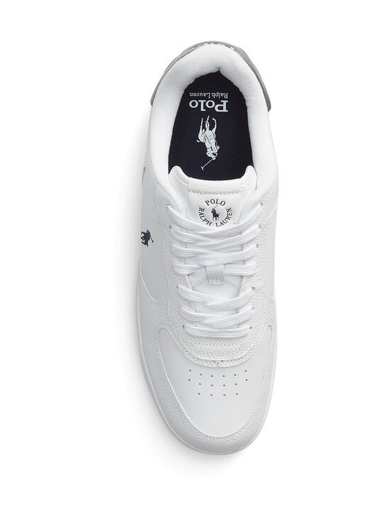 Polo Ralph Lauren - Masters Low Top ādas brīvā laika apavi - WHITE/NAVY PP | Stockmann - photo 3