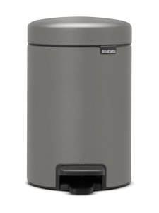 Brabantia - Newicon pedal trash bin 3 l - MINERAL CONCRETE GREY Brabantia - Newicon pedal trash bin 3 l - MINERAL CONCRETE GREY | Stockmann