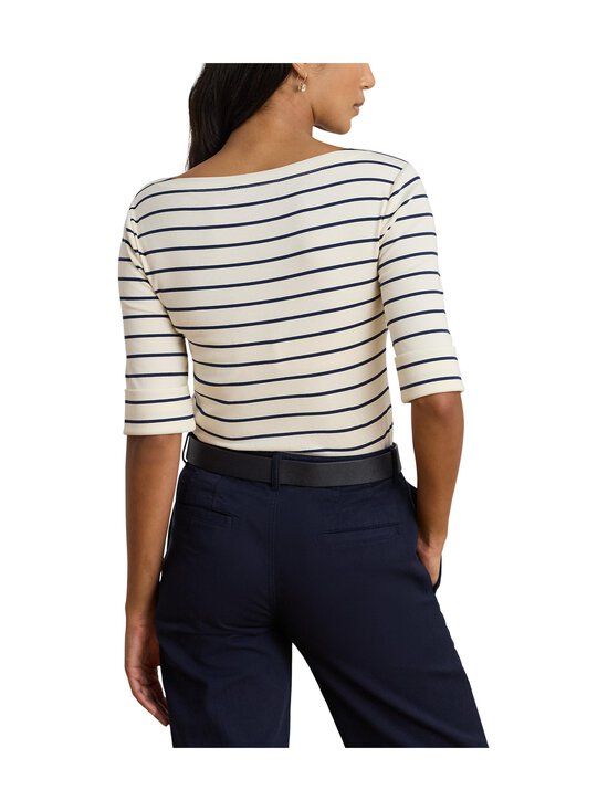 Lauren Ralph Lauren - Judy T-krekls - MASCARPONE CREAM/LAUREN NAVY | Stockmann - photo 4