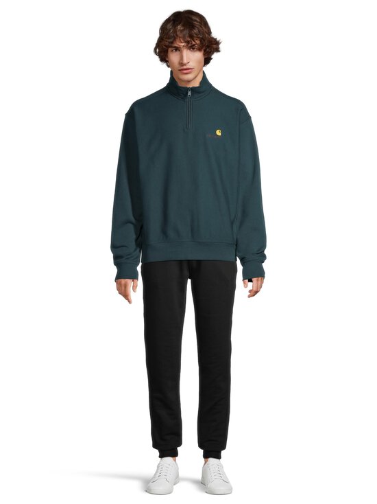 Carhartt WIP - Half Zip American Script -paita - 0AUXX DEEP LAGOON - photo 2 Carhartt WIP - Half Zip American Script -paita - 0AUXX DEEP LAGOON | Stockmann - photo 2