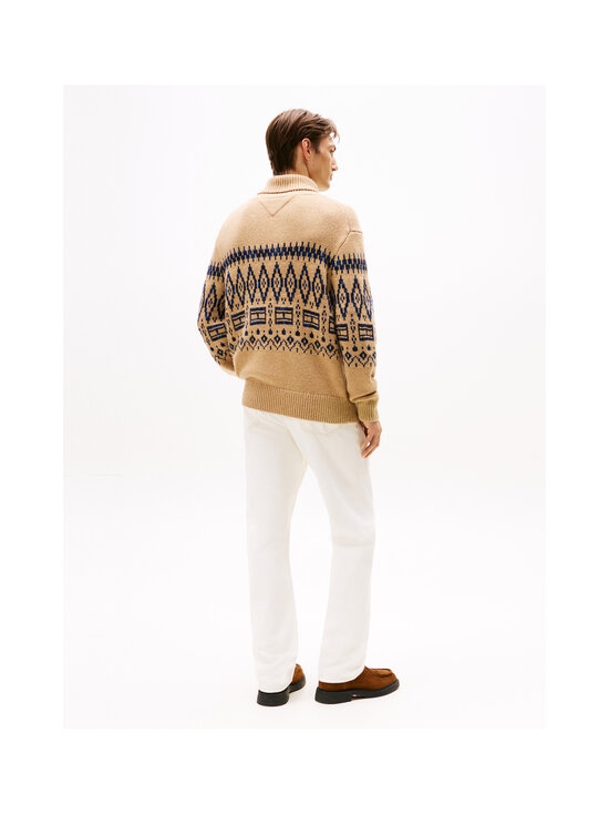 Tommy Hilfiger - Placed Fairisle Roll džemperis - ADN TIMELESS CAMEL HEATHER | Stockmann - photo 3
