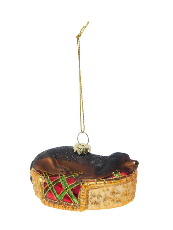 Makaava koira -joulukuusenkoriste 9,7 cm