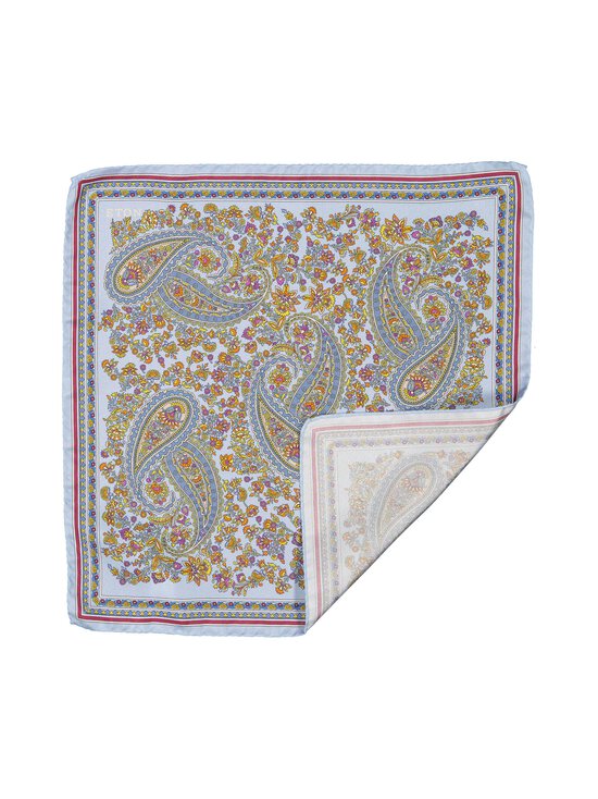 Eton - Pocket Square Paisley Silktwill -taskuliina - 20 LIGHT BLUE | Stockmann - photo 2
