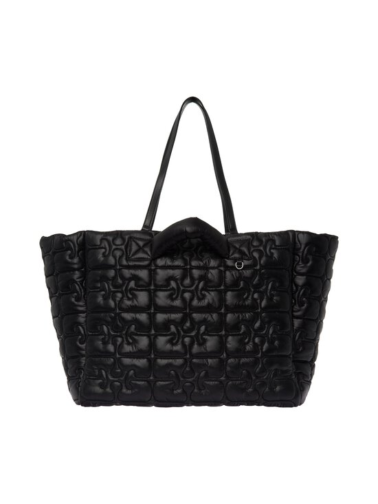 Ganni - Re-Tech Quilted Tote -laukku - 099 BLACK | Stockmann - photo 1