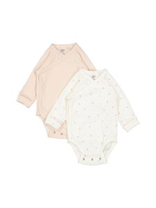 Lindex - Ribbed Wrap -kietaisubody 2-pack - 8160 LIGHT PINK | Stockmann