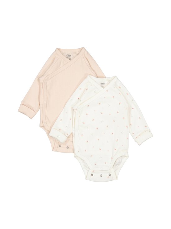 Lindex - Ribbed Wrap -kietaisubody 2-pack - 8160 LIGHT PINK - photo 1 Lindex - Ribbed Wrap -kietaisubody 2-pack - 8160 LIGHT PINK | Stockmann - photo 1