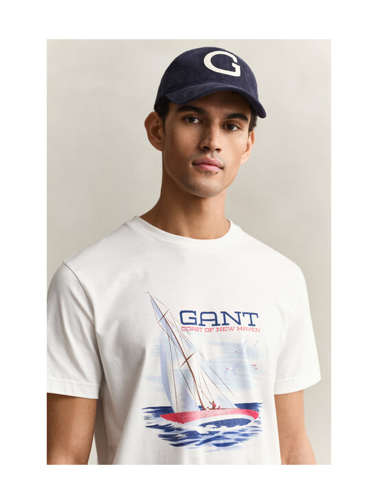 GANT - Graphic t-paita - 113 EGGSHELL | Stockmann - photo 4