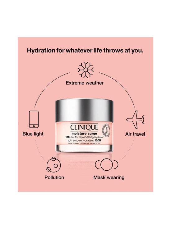 Clinique - Moisture Surge 100Hr Auto-Replenishing Hydrator sejas krēms, 125ml - NOCOL - photo 2 Clinique - Moisture Surge 100Hr Auto-Replenishing Hydrator sejas krēms, 125ml - NOCOL | Stockmann - photo 2