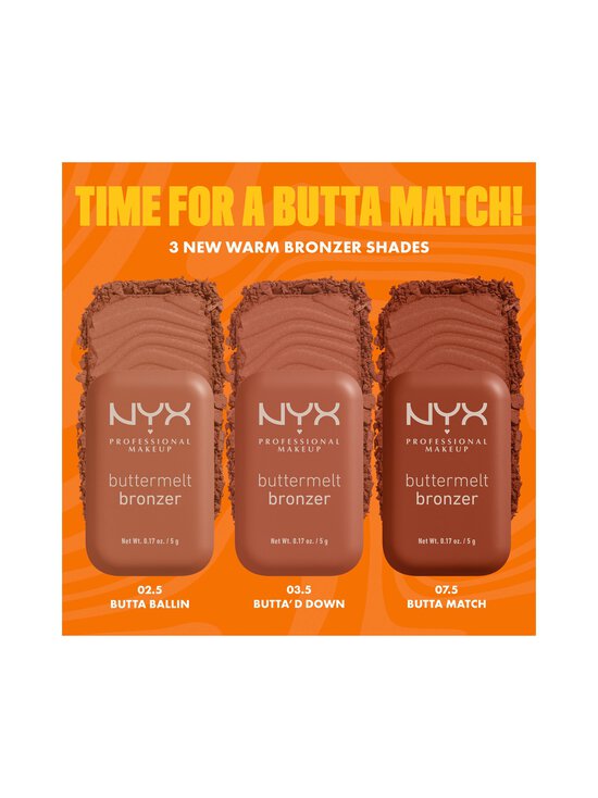 NYX Professional Makeup - Päikesepuuder Buttermelt Bronzer - 02.5 BUTTA BALLIN | Stockmann - photo 7