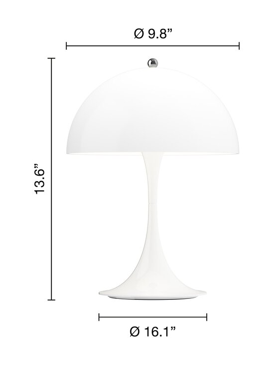 Louis Poulsen - Panthella 250 Portable -pöytävalaisin 250 x 335 mm - OPAL WHITE - photo 2 Louis Poulsen - Panthella 250 Portable -pöytävalaisin 250 x 335 mm - OPAL WHITE | Stockmann - photo 2