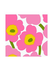 Marimekko - Unikko papīra salvetes 20 gab. - PINK Marimekko - Unikko papīra salvetes 20 gab. - PINK | Stockmann