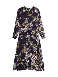 Marimekko - Combu Torstai Cupro -mekko - 483 VIOLET, LIGHT BROWN, L. PINK | Stockmann