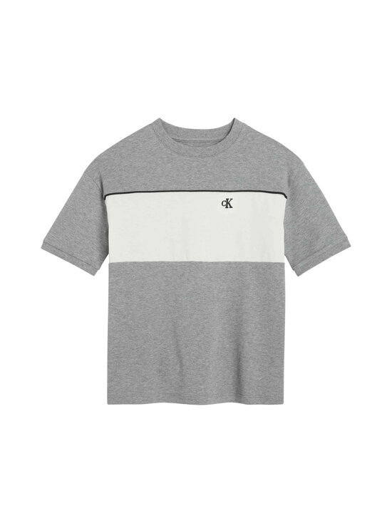 Calvin Klein Kids - Colorblock t-paita - P7D MEDIUM GREY HEATHER | Stockmann - photo 1