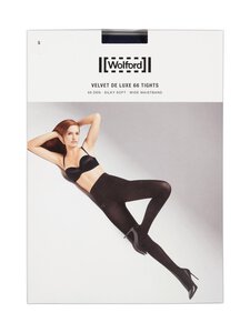 Wolford - Velvet de Luxe -sukkahousut 66 den - 5452 NAVY | Stockmann