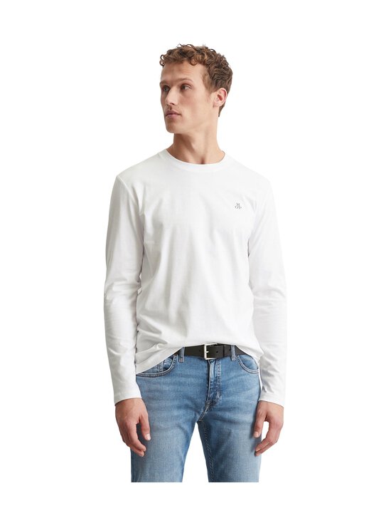 Marc O'Polo - Trikotaažsärk Icon Chest Print - 100 WHITE | Stockmann - photo 2