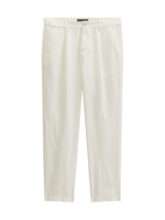 Marc O'Polo - Osby Jogger Pleats -housut - 101 EGG WHITE | Stockmann - photo 1