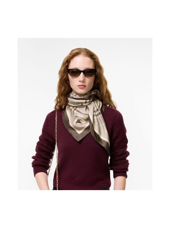 Burberry - Medium Check Dove -silkkihuivi - C6543 DOVE GREY IP CHECK | Stockmann - photo 5