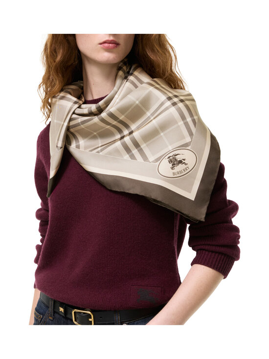 Burberry - Medium Check Dove -silkkihuivi - C6543 DOVE GREY IP CHECK | Stockmann - photo 8