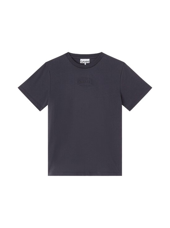 Ganni - Essentials t-paita - 252 PHANTOM | Stockmann - photo 1