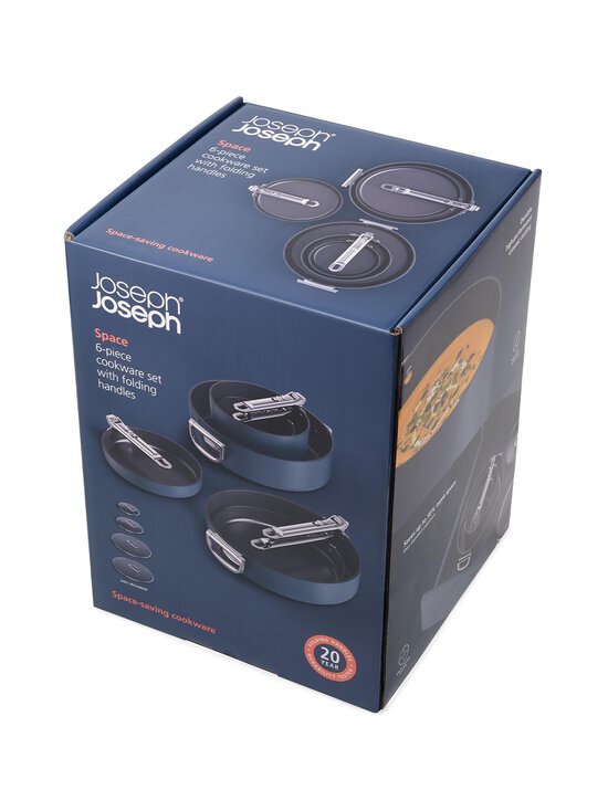 Joseph Joseph - Space™ Non-Stick - kattila- ja paistinpannusarja 6-osainen - GREY - photo 2 Joseph Joseph - Space™ Non-Stick - kattila- ja paistinpannusarja 6-osainen - GREY | Stockmann - photo 2