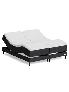 Carpe Diem Beds - Marstrand-moottorisänky Premium Split / Luxury-kangas tummanharmaa 180 x 210 cm / medium - firm - GREY | Stockmann