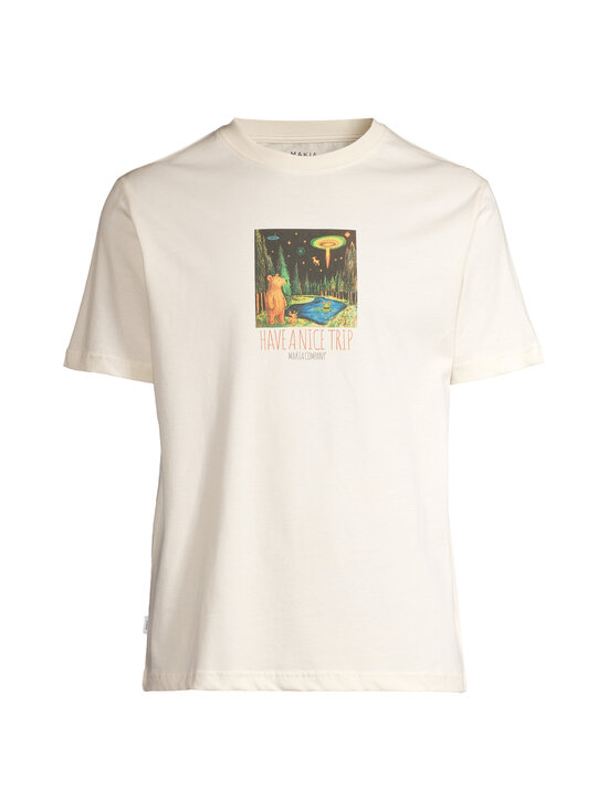 Makia - Trip t-paita - 003 NATURAL WHITE | Stockmann - photo 1