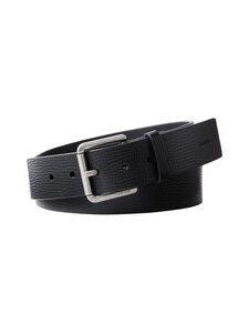 Calvin Klein Bags & Accessories - Casual Roller Buckle -nahkavyö - V8L BLACK/ANTIQUE SILVER | Stockmann